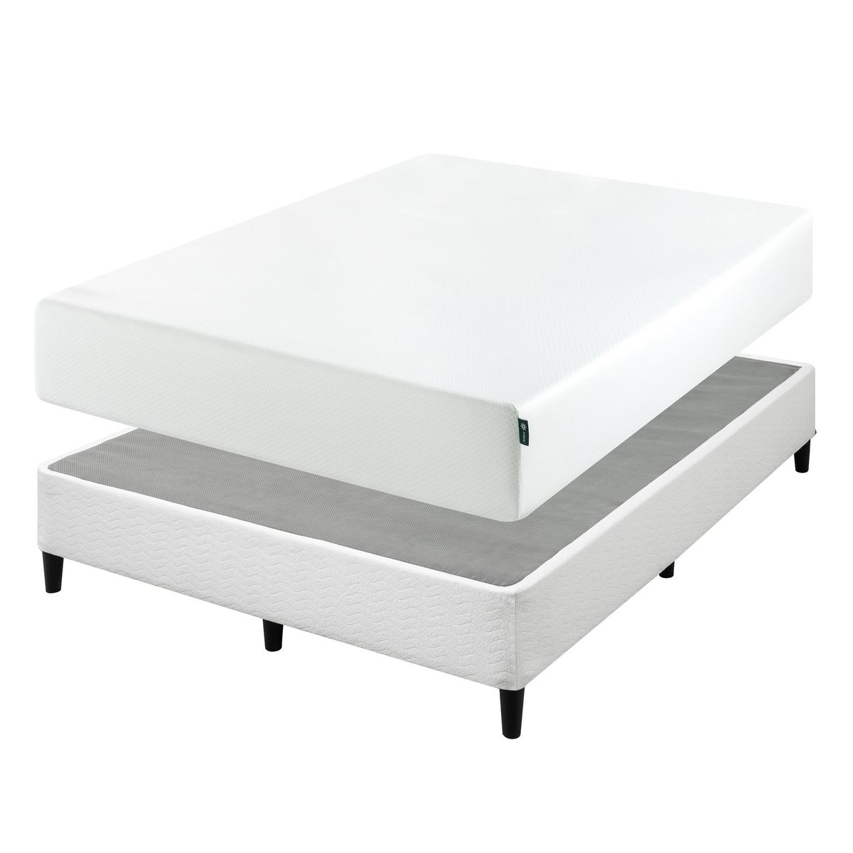 ZINUS - Cama Keenan Colchón Espuma King 25cms
