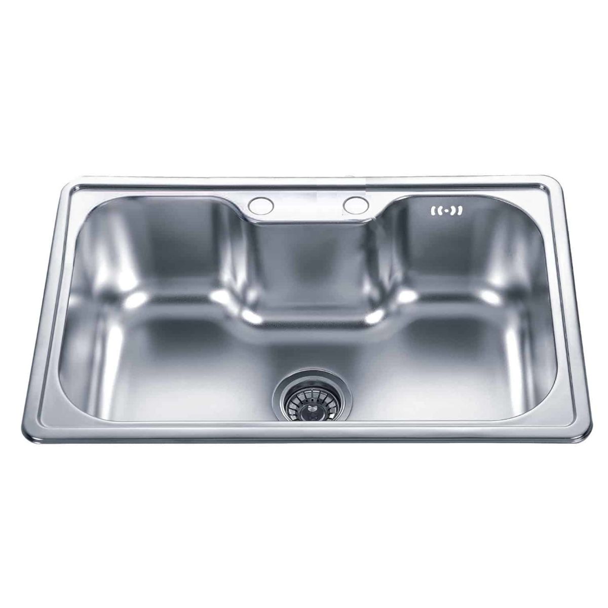 OEM - Lavaplatos Dekora 60X42cm Plata Sobre Cubierta.