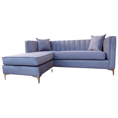 Imagen 2 del producto Sofa Seccional Tubular Gris Claro Super Soft