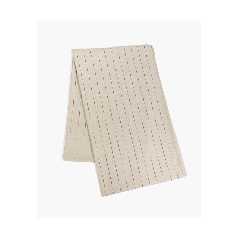 LOUNGE - Mantel Líneas Bordadas 180 X 300 Cm Beige LOUNGE