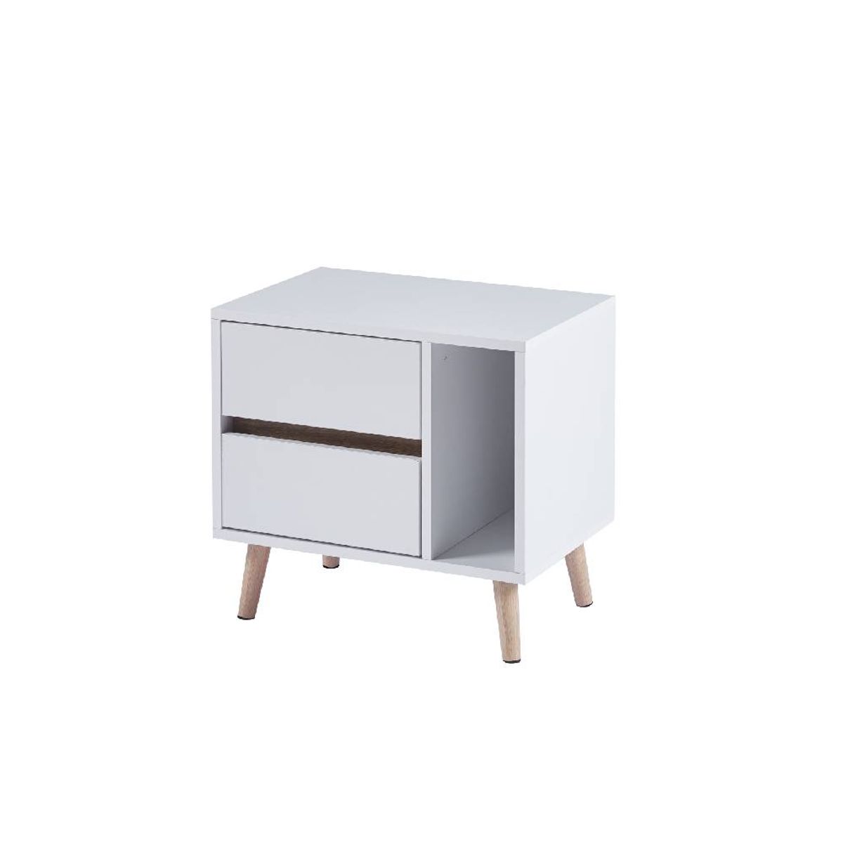 GENERICO - Velador Nordic Elegance blanco