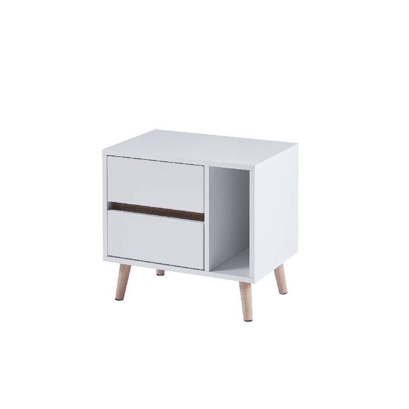 GENERICO - Velador Nordic Elegance blanco