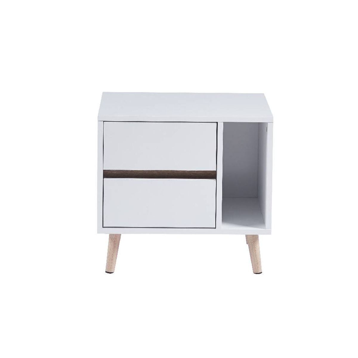GENERICO - Velador Nordic Elegance blanco
