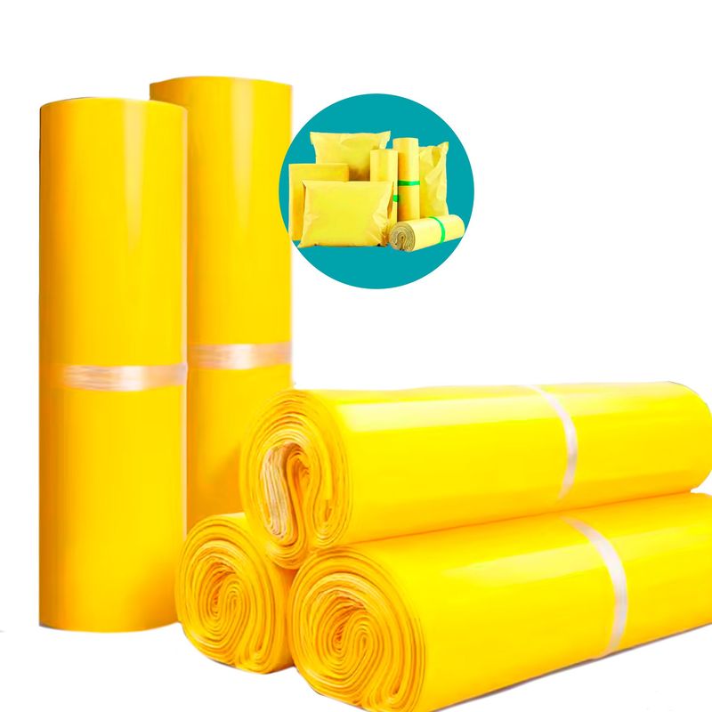 GENERICO - Pack 100 Sobre Bolsa Courier 45x60cm Autoadhesivo Amarillo