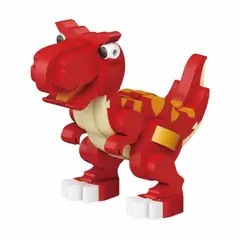 OEM - Bloques De Construcción De Eva 3d Cartoon T-rex 48 Piezas