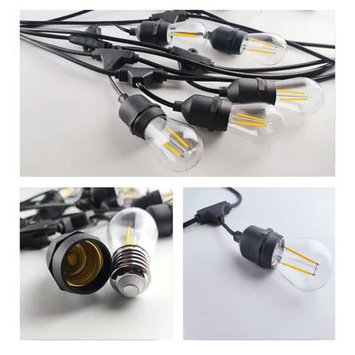 Imagen 2 del producto Guirnalda Luces 10Mt Exterior + 10 Ampolletas Vintage