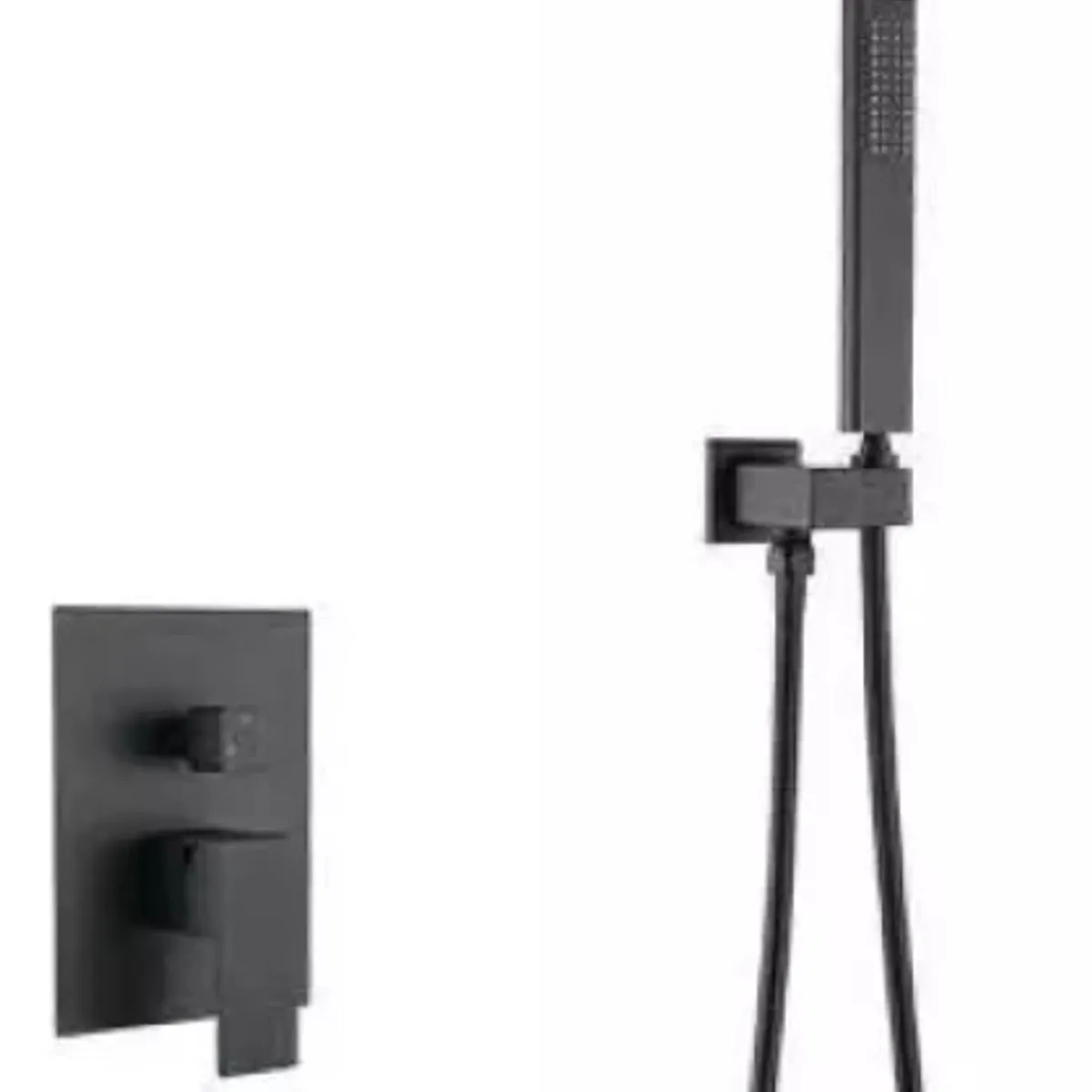 MUNDO MAGIA - Kit Set Plato Ducha Brazo Y Monomando Teléfono 2 Funciones