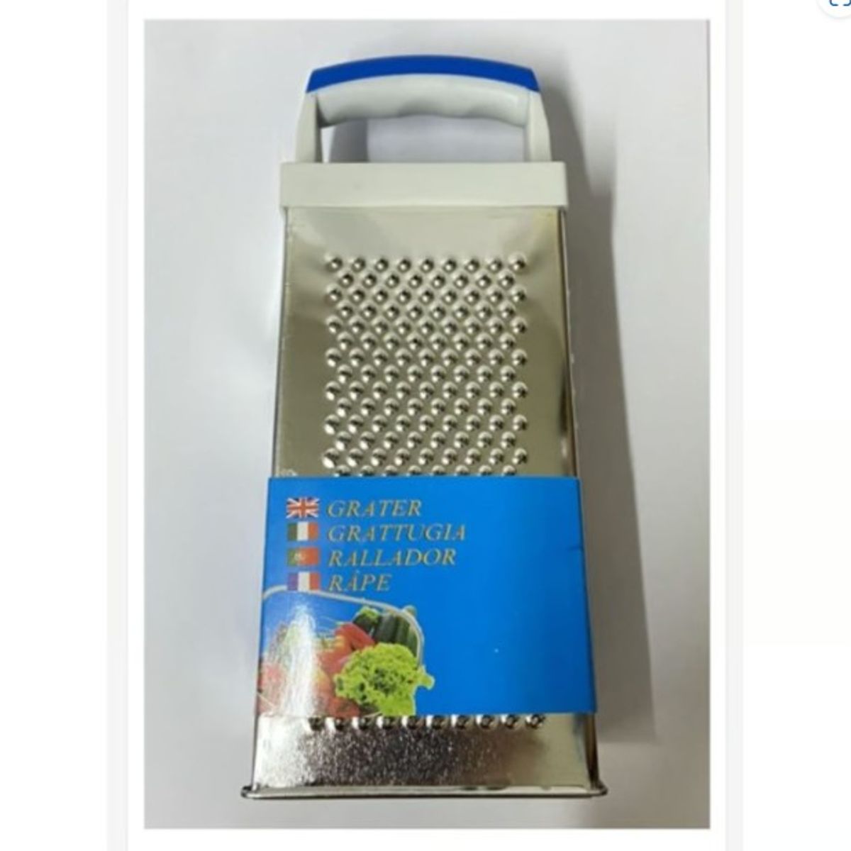 GENERICO - Rallador Mediano De Verduras Y Queso Acero