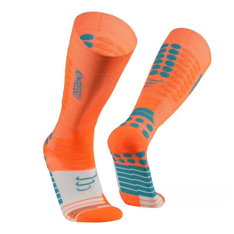 SILVERA NANOTECH - Calcetines de compresión 20-30 mmhg running ciclismo gym padel tenis