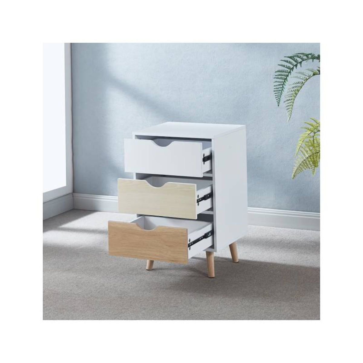 GENERICO - Velador Eames de 3 niveles