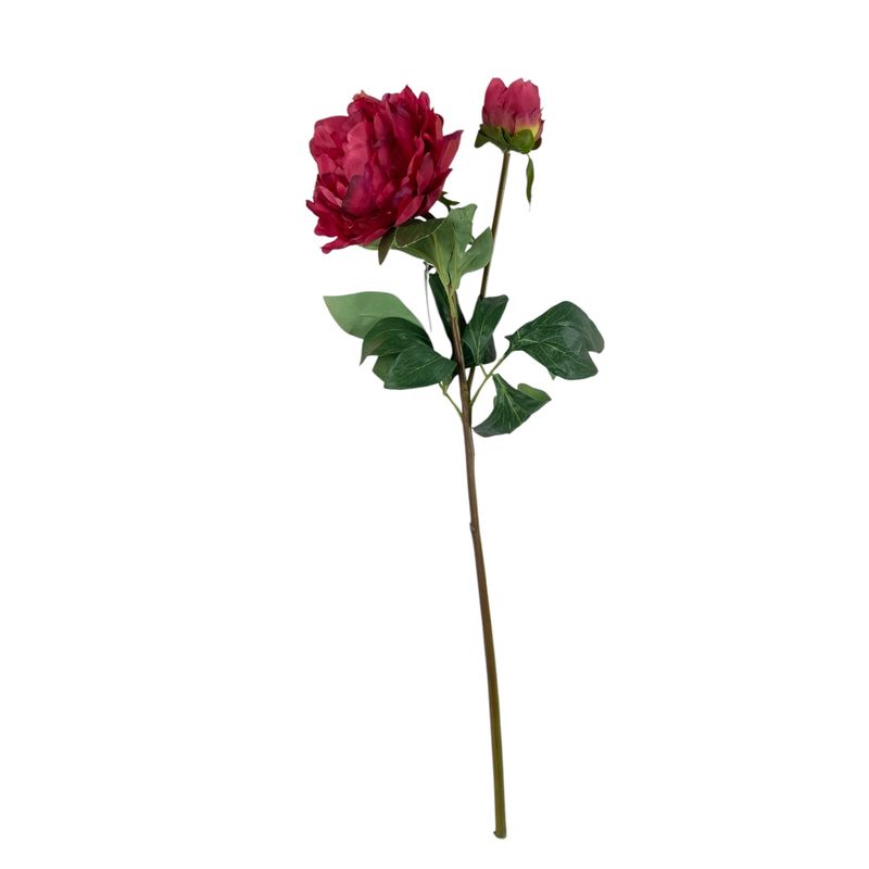 COREL - Peonia Roja Con Boton 57 cm