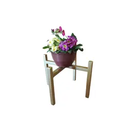 GENERICO - Porta Macetero , Base para plantas metalico 30 CM