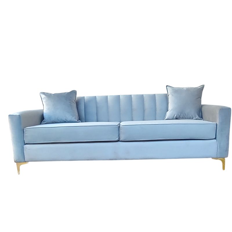 GENERICO - Sofa 3 Cuerpos  Paris Gris Claro Super Soft