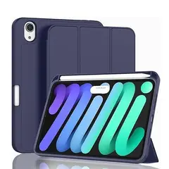 GENERICO - Carcasa Smart cover para iPad Mini 7 con ranura Lápiz / Azul