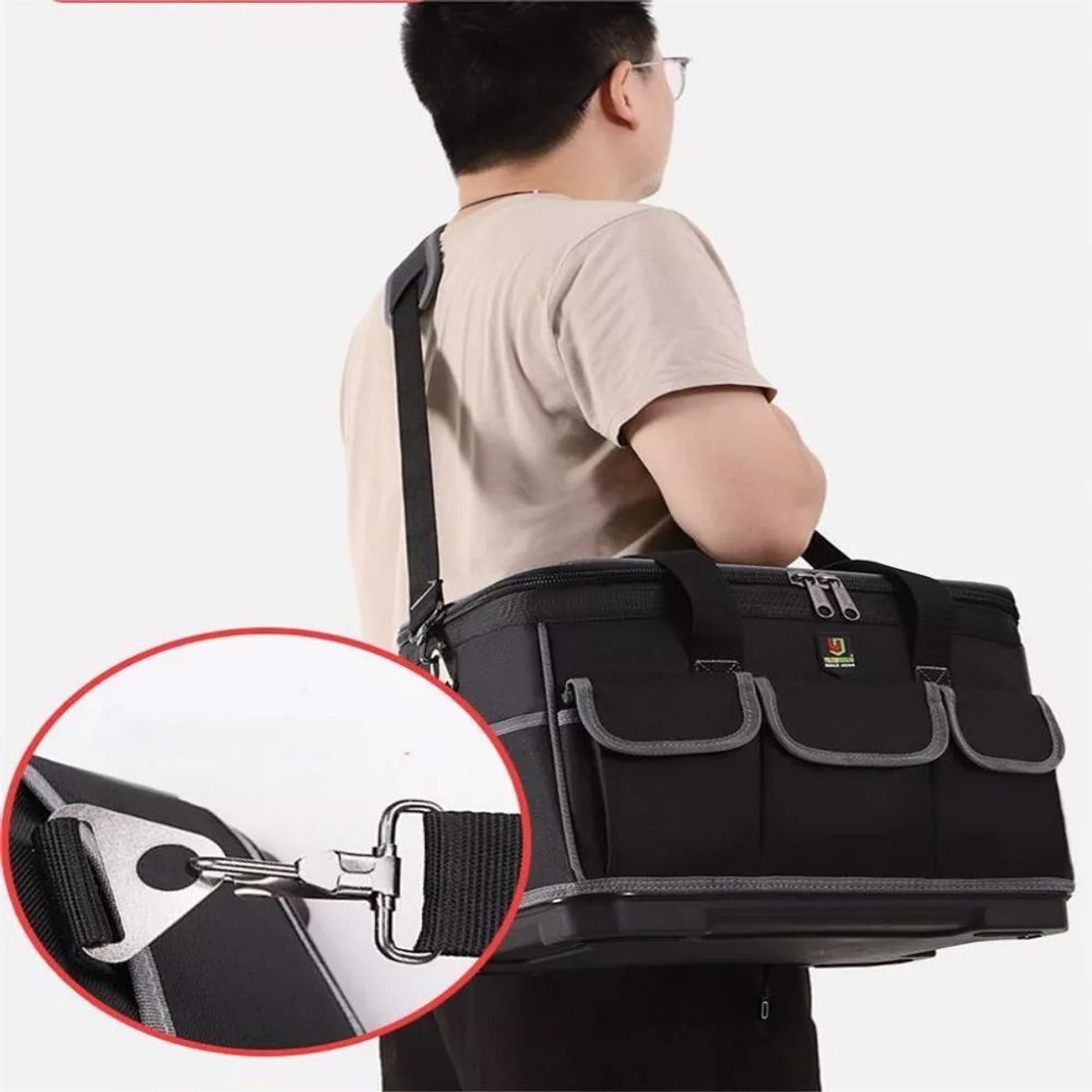MUNDO MAGIA - Bolso Porta Herramientas Con Ruedas Con20 Pulgadas