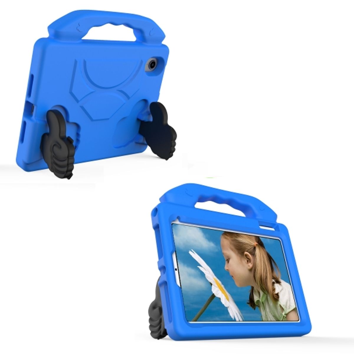 GENERICO - Carcasa Funda antigolpe niño Para iPad Mini 7 Eva Azul