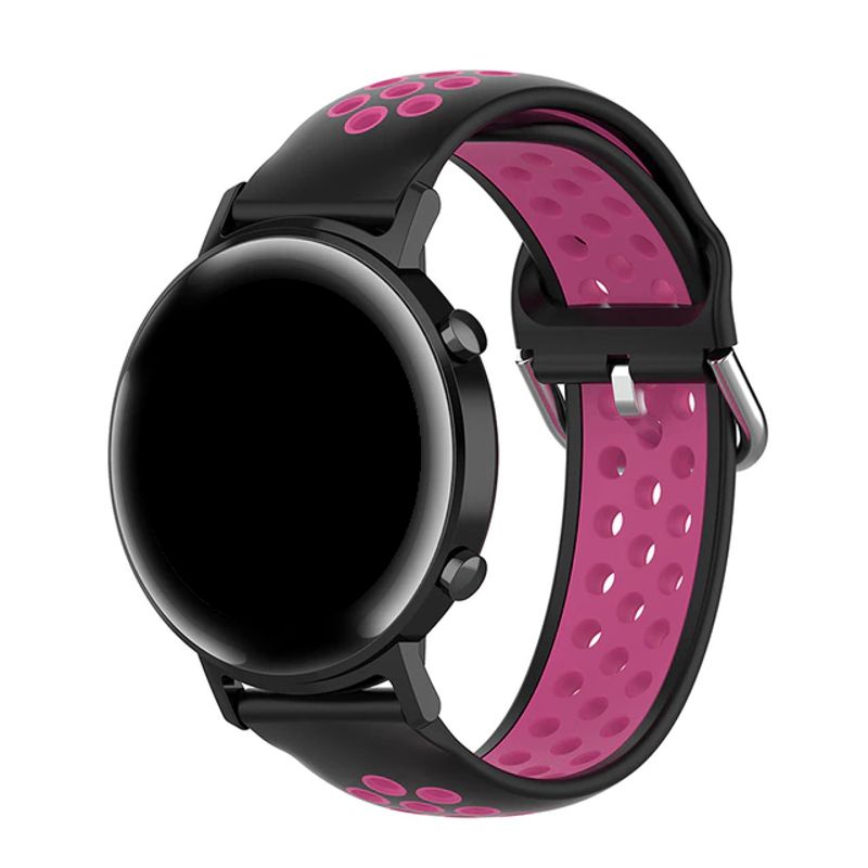 GENERICO - Correa Silicona Bicolor Sport Para Huawei Samsung 22MM