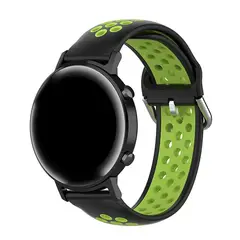 GENERICO - Correa Silicona Bicolor Sport Para Huawei Samsung 22MM