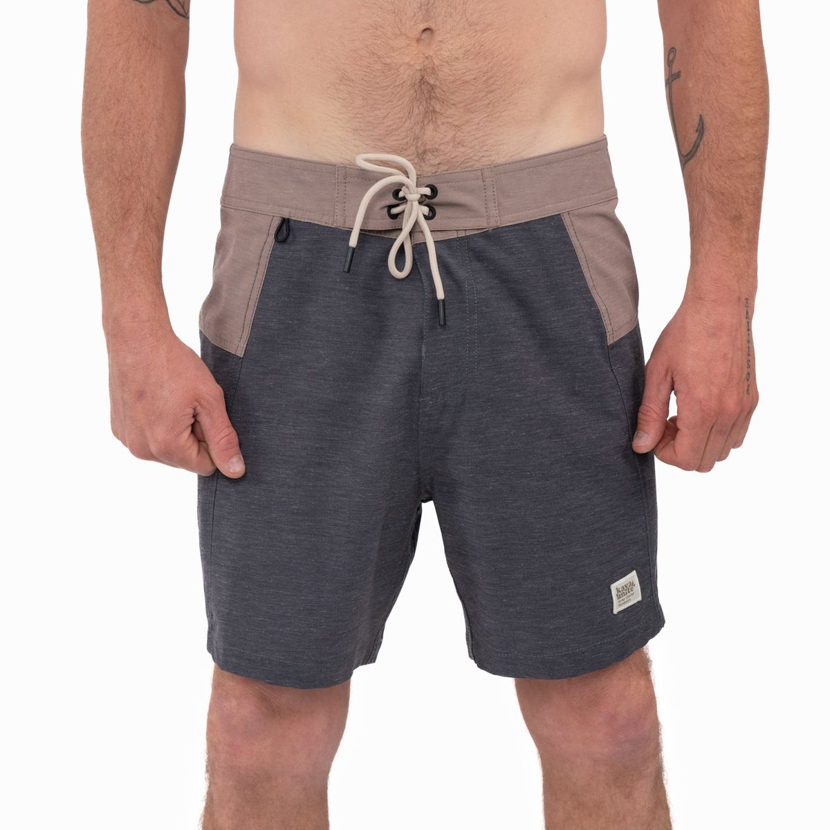 KAYA UNITE - Traje de Baño Boardshort Olive Negro