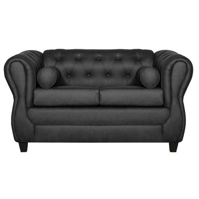 Imagen 2 del producto JUEGO DE LIVING 2-1-1 CHESTERFIELD NEGRO