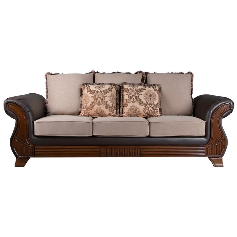 DECOMUEBLES - Sofa 3C wagner choco