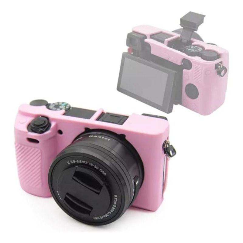 GENERICO - Funda de Silicona Protectora para Cámaras Sony A6000 Series