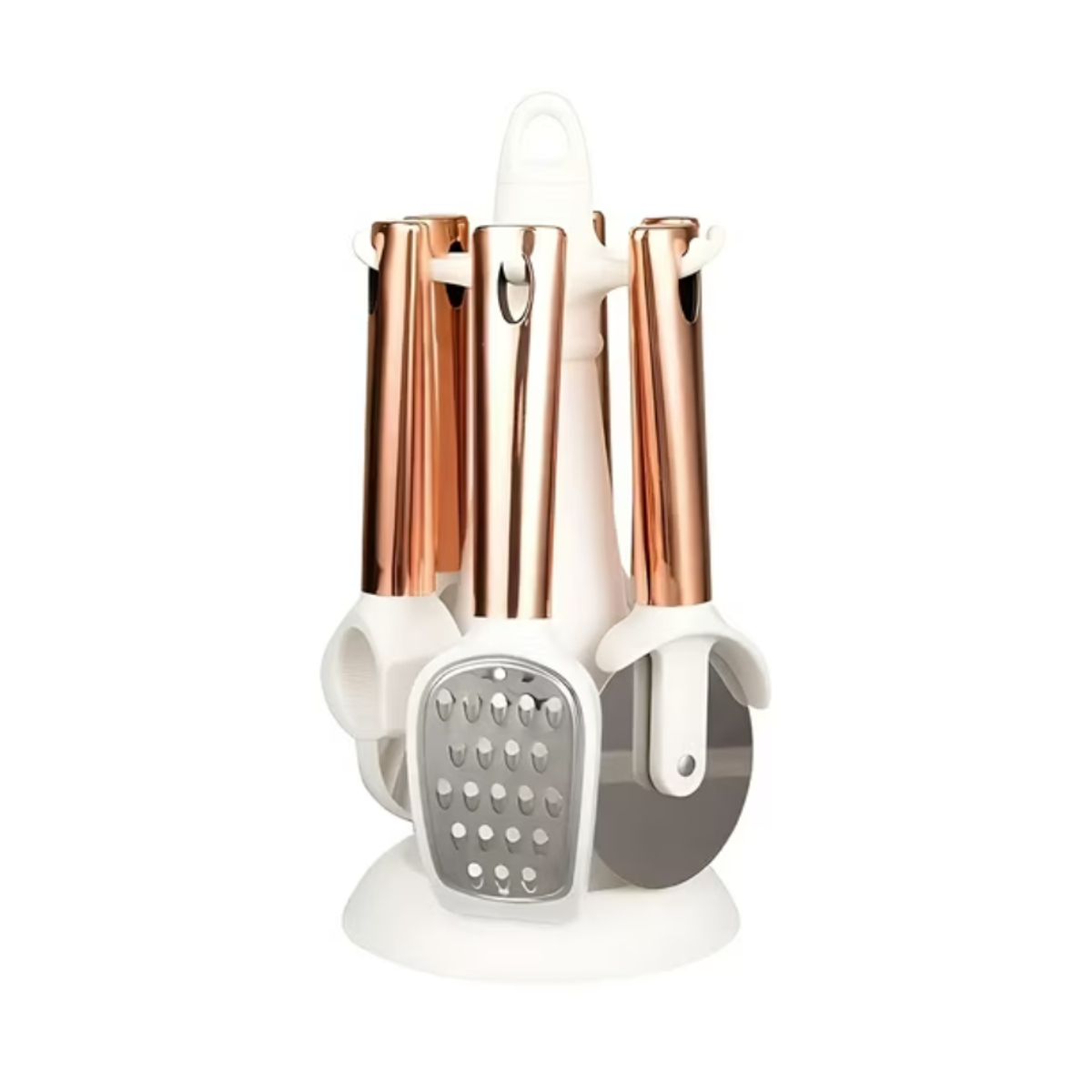 GENERICO - Set Utensilios 6 Piezas Silicona Set Utensilios Cocina