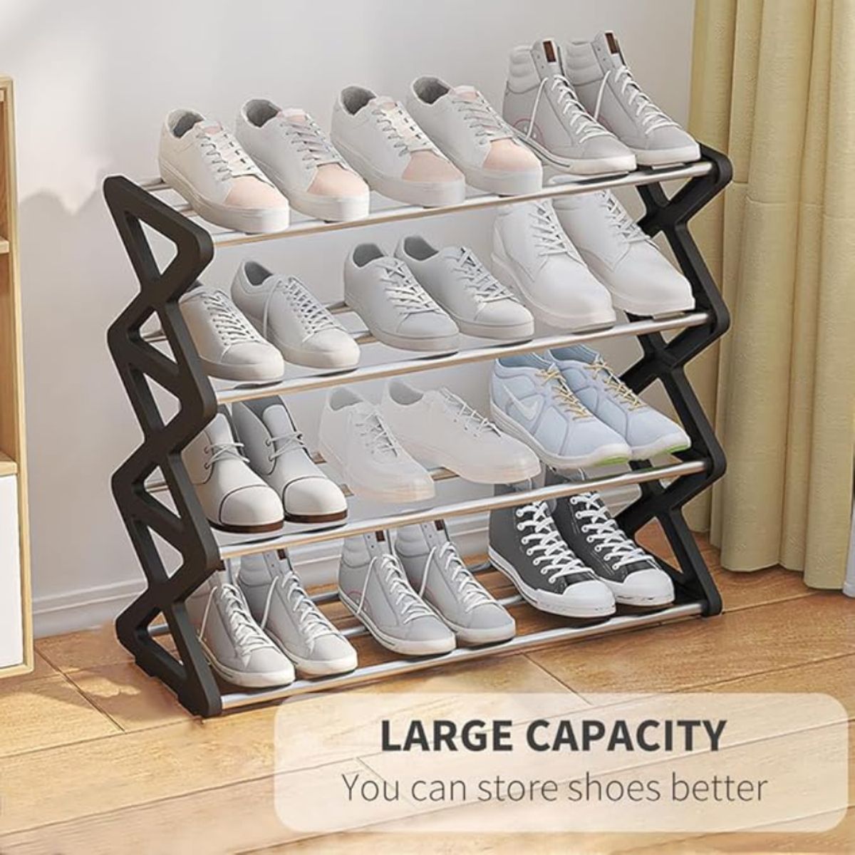 GENERICO - Zapatero De Almacenamiento Organizador En Forma De X rack