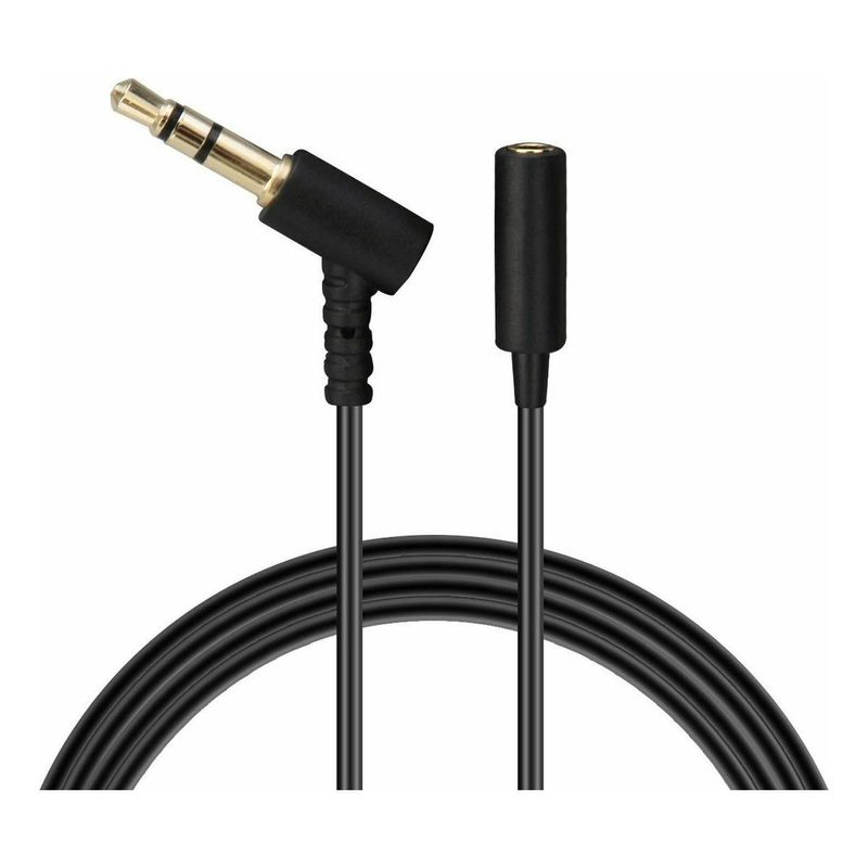 GENERICO - Cable Repuesto de 1m para Audífonos Bose On Ear Negro