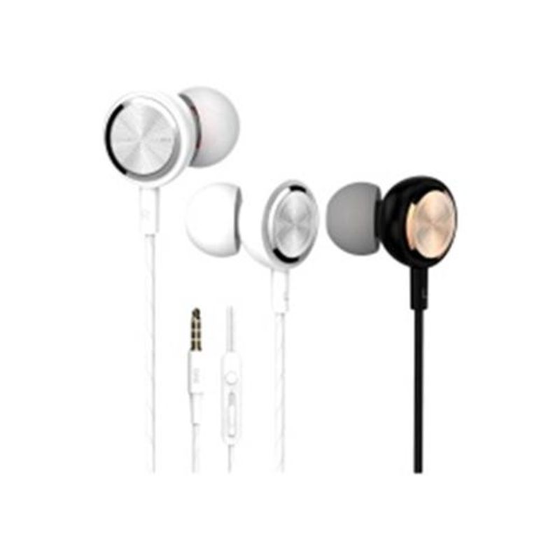 GENERICO - Auriculares Ajustables con Micrófono y Cable de 1.2m