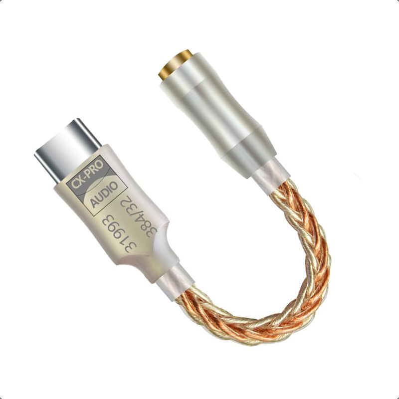 GENERICO - Amplificador DAC Hi-Res USB C a 3.5mm para auriculares