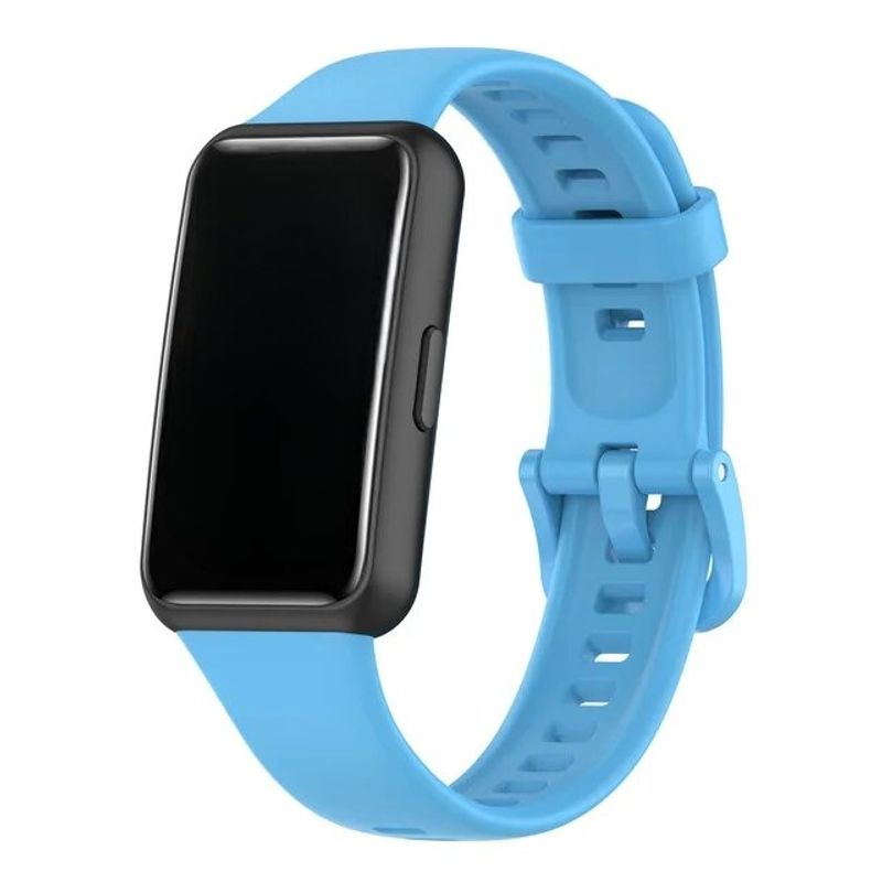 GENERICO - Correa Silicona Compatible Con Huawei Band 7 / Azul Claro