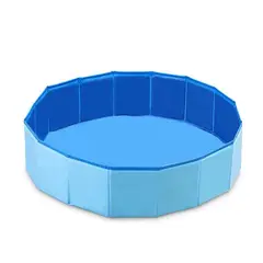 GENERICO - PISCINA PLEGABLE BAÑERA PARA MASCOTAS 80 CM