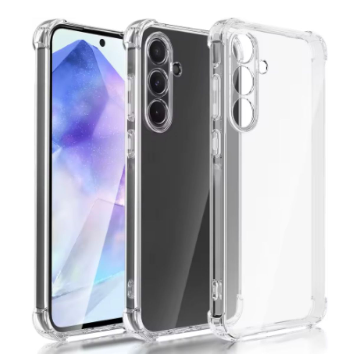 GENERICO - Carcasa Para Samsung S25 Transparente Reforzada