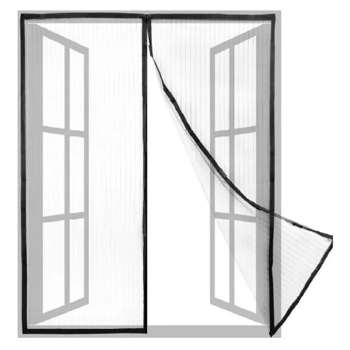 GENERICO - Magnético Anti-mosquito Moscas Malla Mosquitera 150x180cm