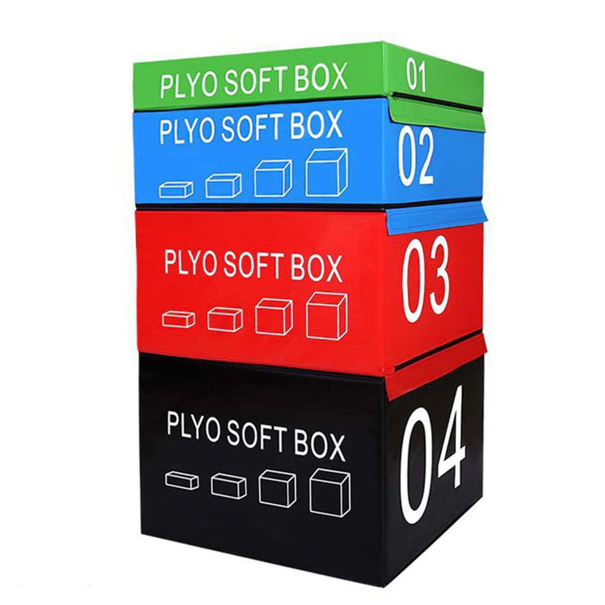 BASKO FITNESS - Cajones de salto Crossfit Espuma Set x4