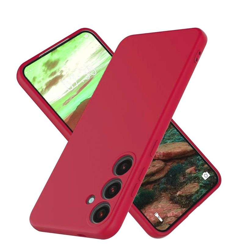 JOIGO - Carcasa Para Samsung S25 Plus Goma Rojo