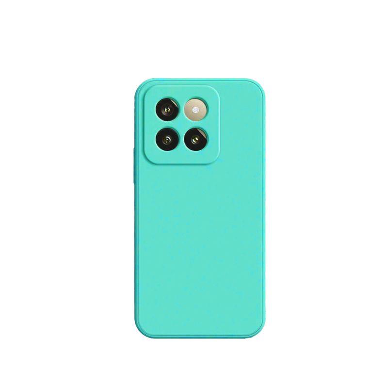 JOIGO - Carcasa Para Xiaomi 14 Pro Goma Turquesa.