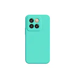 JOIGO - Carcasa Para Xiaomi 14 Pro Goma Turquesa.
