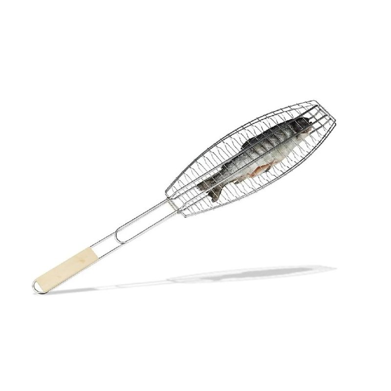 GENERICO - Grill Para Pescado Cocción Cocina Asado Parrilla Bbq Rejilla
