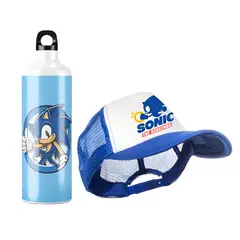 GENERICO - Pack Botella de Agua y Jockey Sonic