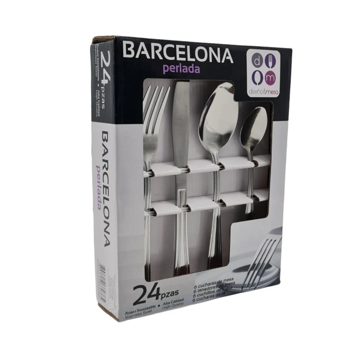 GENERICO - CUCHILLERIA 24 PZAS. 1.8 MM. PERLADA BARCELONA