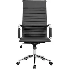RD - Silla De Escritorio Sillón Ejecutivo Ergonómico Regulable Negro