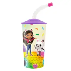 LA CASA DE GABBY - Vaso Con Bombilla 350 ml