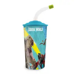 JURASSIC WORLD - Vaso Con Bombilla 350 ml
