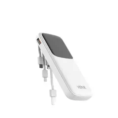 GENERICO - POWER BANK PB758 Cable incorporado de 10000 mAh