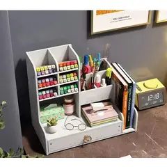 GENERICO - Organizador de Escritorio BlancoCereza con 14 Compartimentos