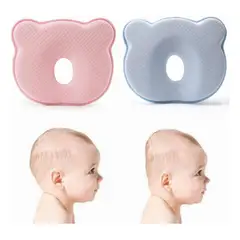 GENERICO - Almohada Ergonómica Antiplagiocefalia para Bebés Suave