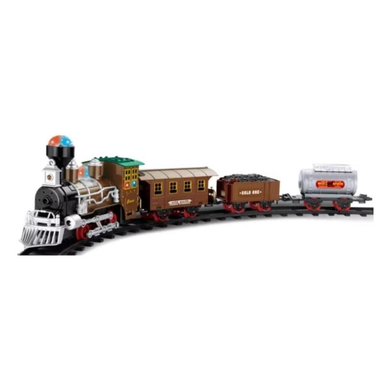 GENERICO - Tren Clásico del Viejo Oeste con Luces y Sonido Infantil