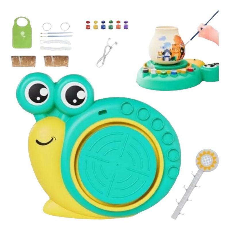 GENERICO - Diversión Creativa: Mini Cerámica para Niños con Luz y Sonido
